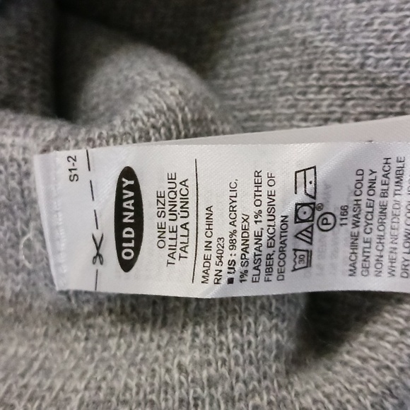 Old navy Beanie. Grey. Surplus and Supply. - Picture 2 of 3